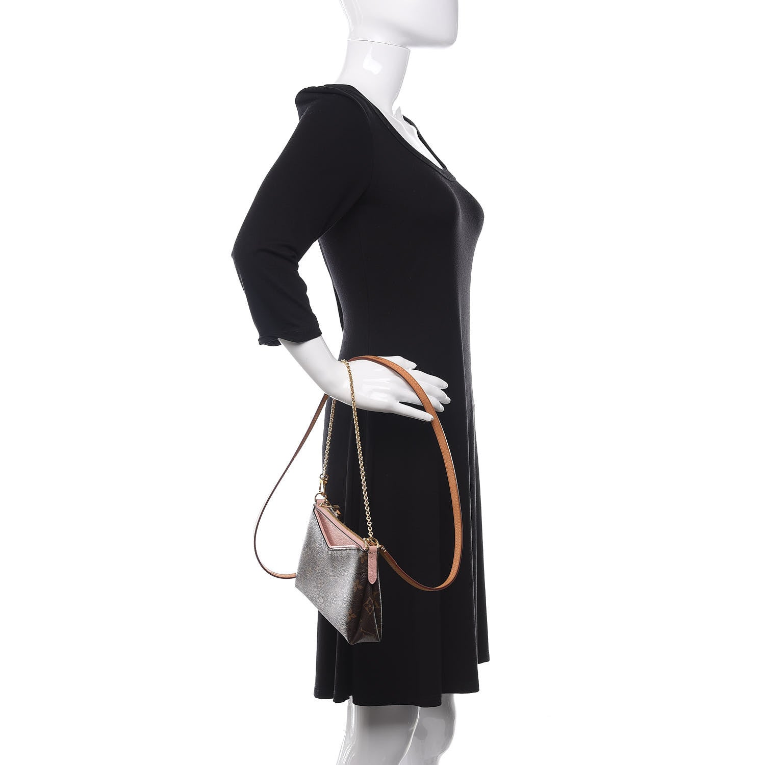 Louis Vuitton Monogram Pallas Clutch Rose Poudre 3 of 14