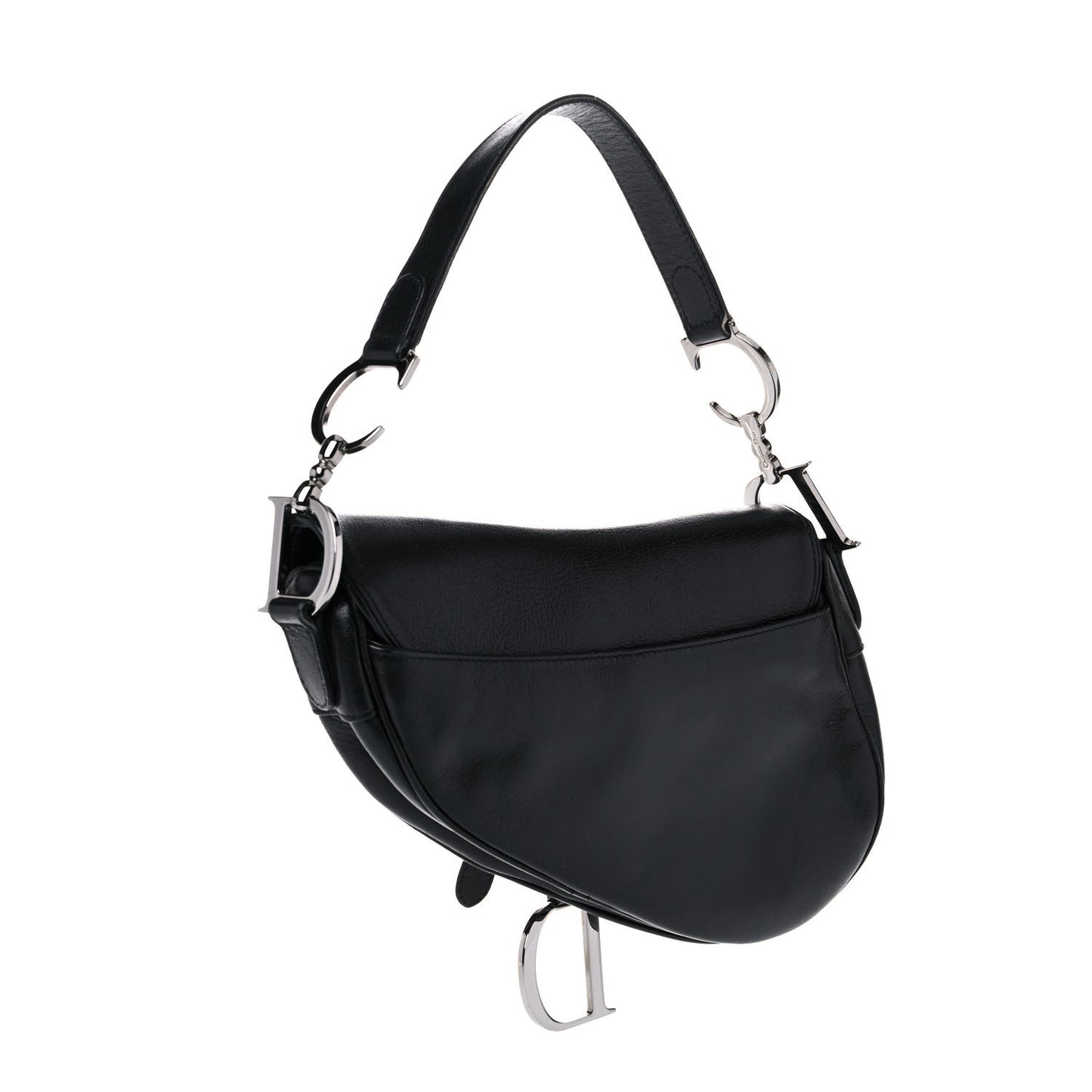 Calfskin Saddle Bag Black
