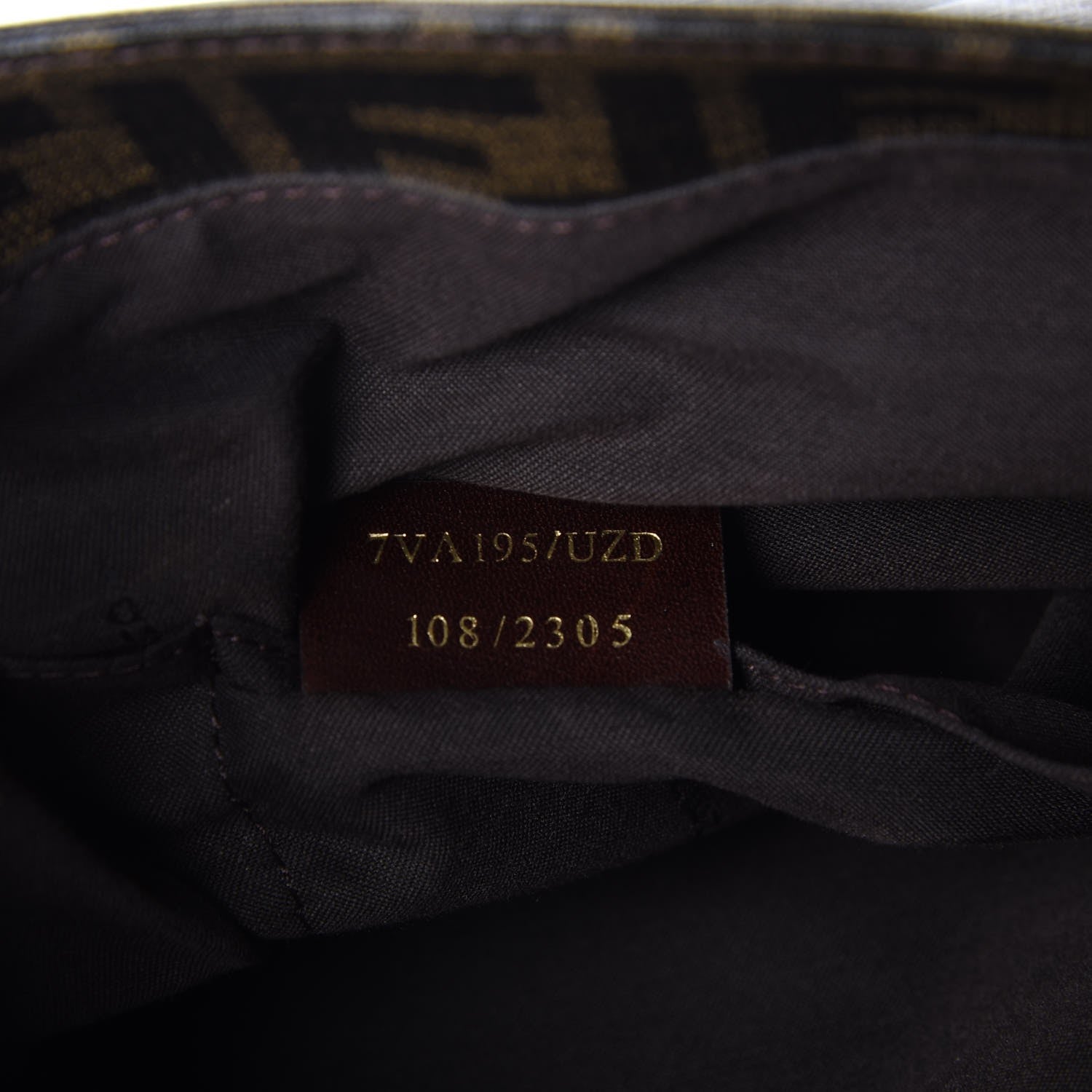 Fendi Zucca Spalmati Messenger Bag Tobacco 6 of 11