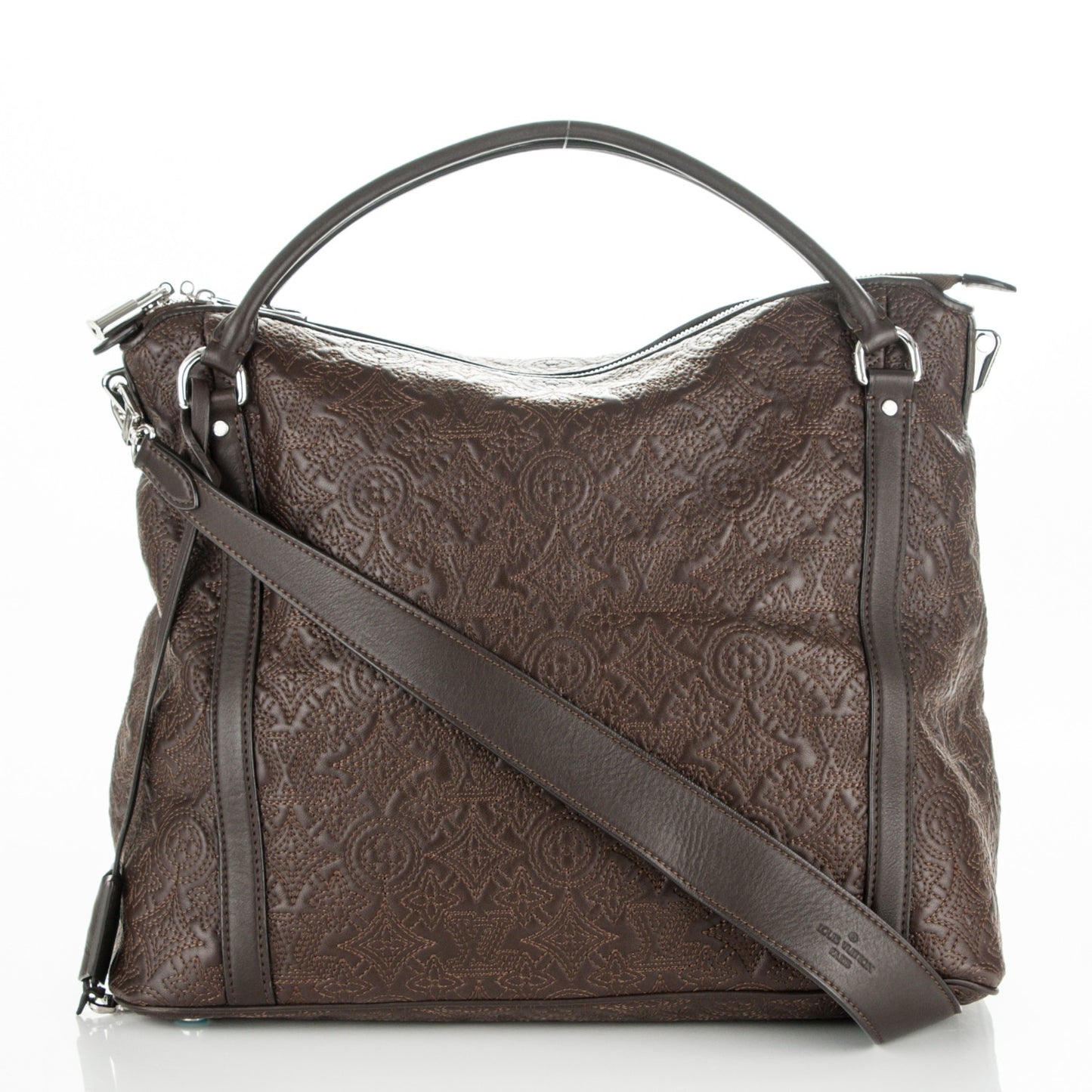 Monogram Lambskin Antheia IXIA MM Chocolate