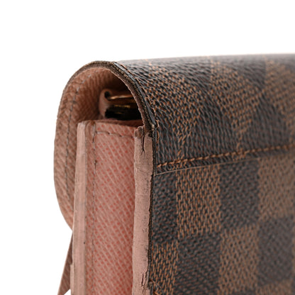 Louis Vuitton Damier Ebene Caissa Wallet Rose Ballerine 8 of 12