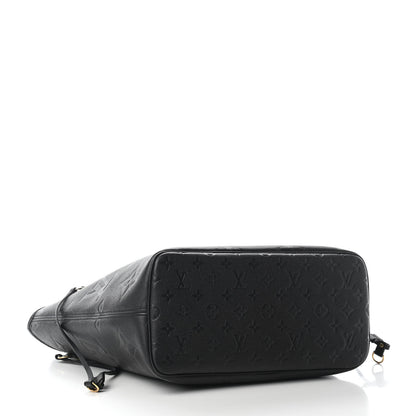 Louis Vuitton Empreinte Monogram Giant Neverfull MM Black 5 of 9