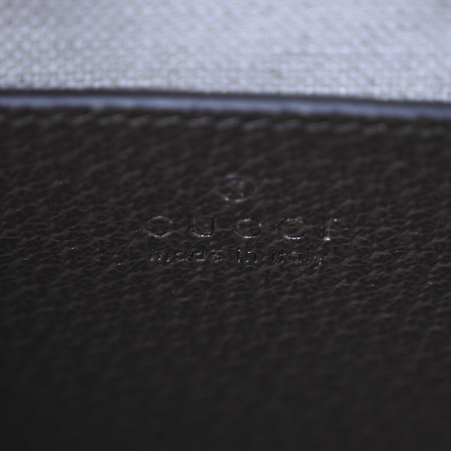 Gucci Monogram Jumbo GG Textured Dollar Calfskin Web Mini Vertical Tote Camel Ebony New Acero 6 of 10