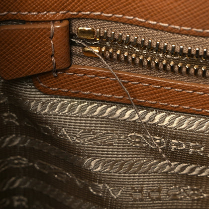 Prada Saffiano Lux Large Tote Caramel 9 of 9