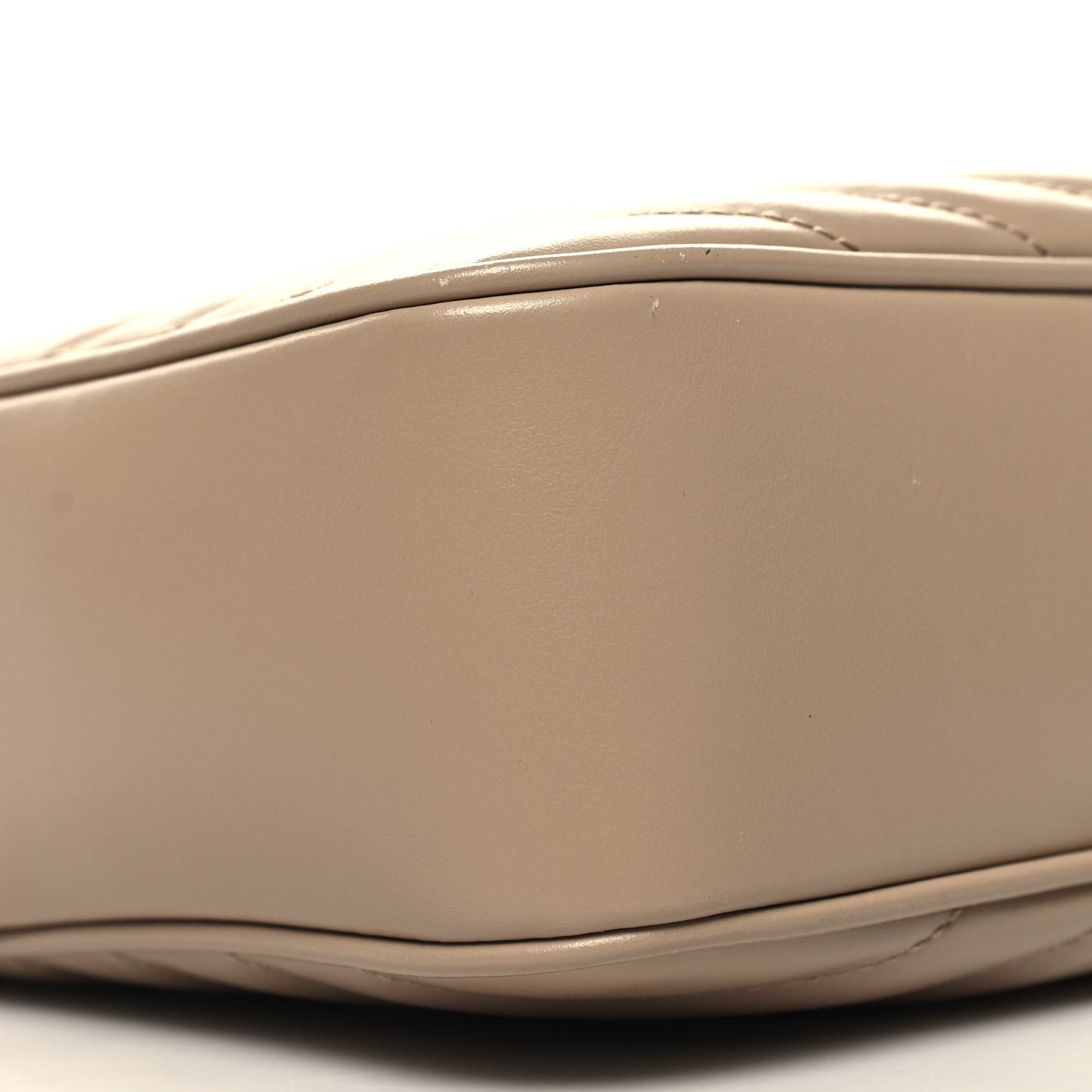 Calfskin Matelasse Monogram Lou Camera Bag Dark Beige