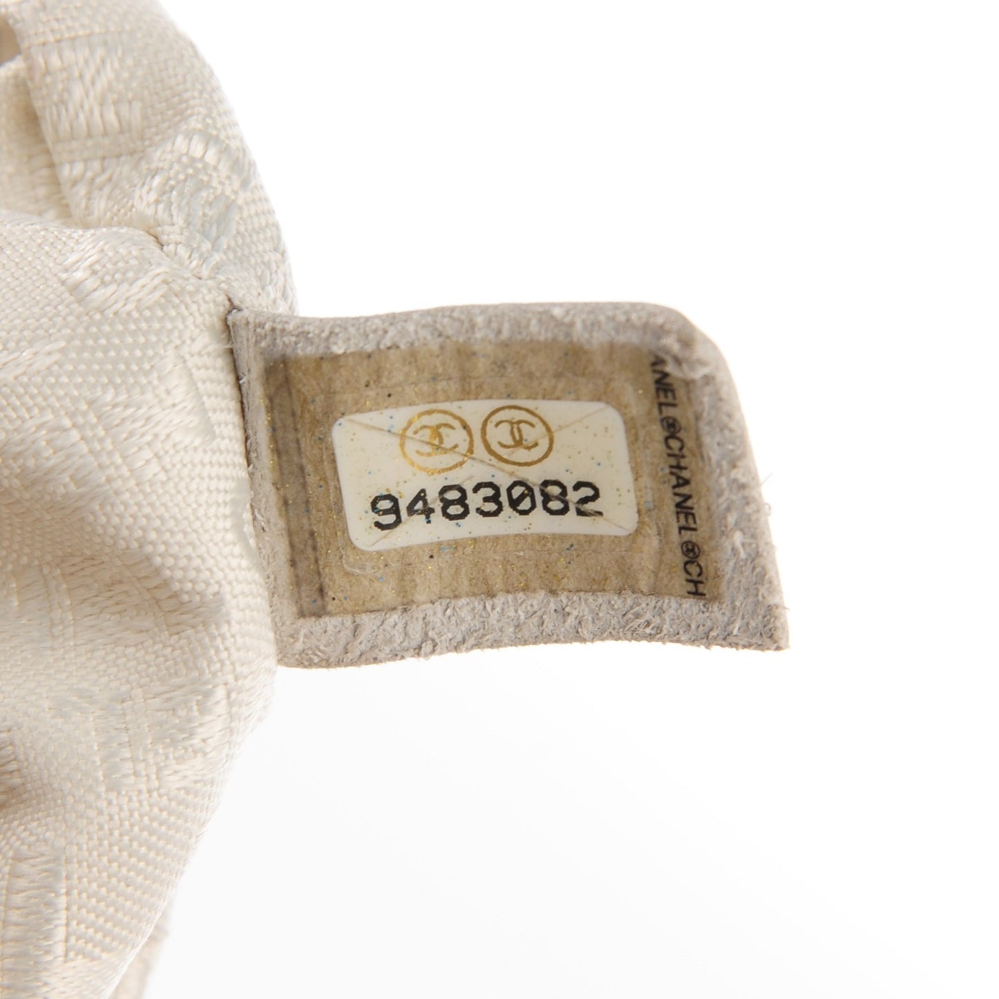 Lambskin Diamond Stitched Accordion Flap Beige