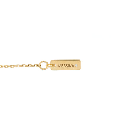 Messika 18K Yellow Gold Diamond LM Move Uno Pave Pendant Necklace 3 of 6