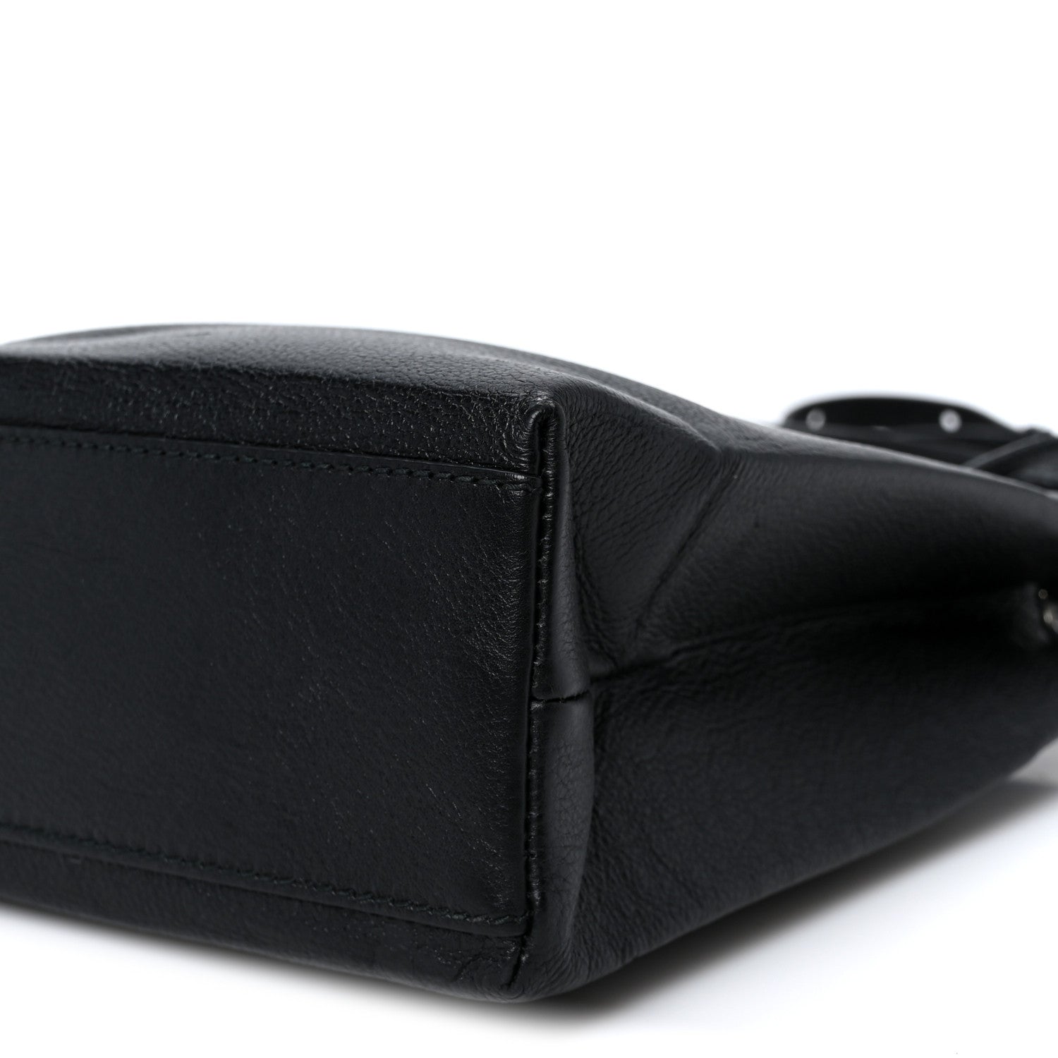 Balenciaga Calfskin Logo XXS Shopping Tote Black 9 of 9