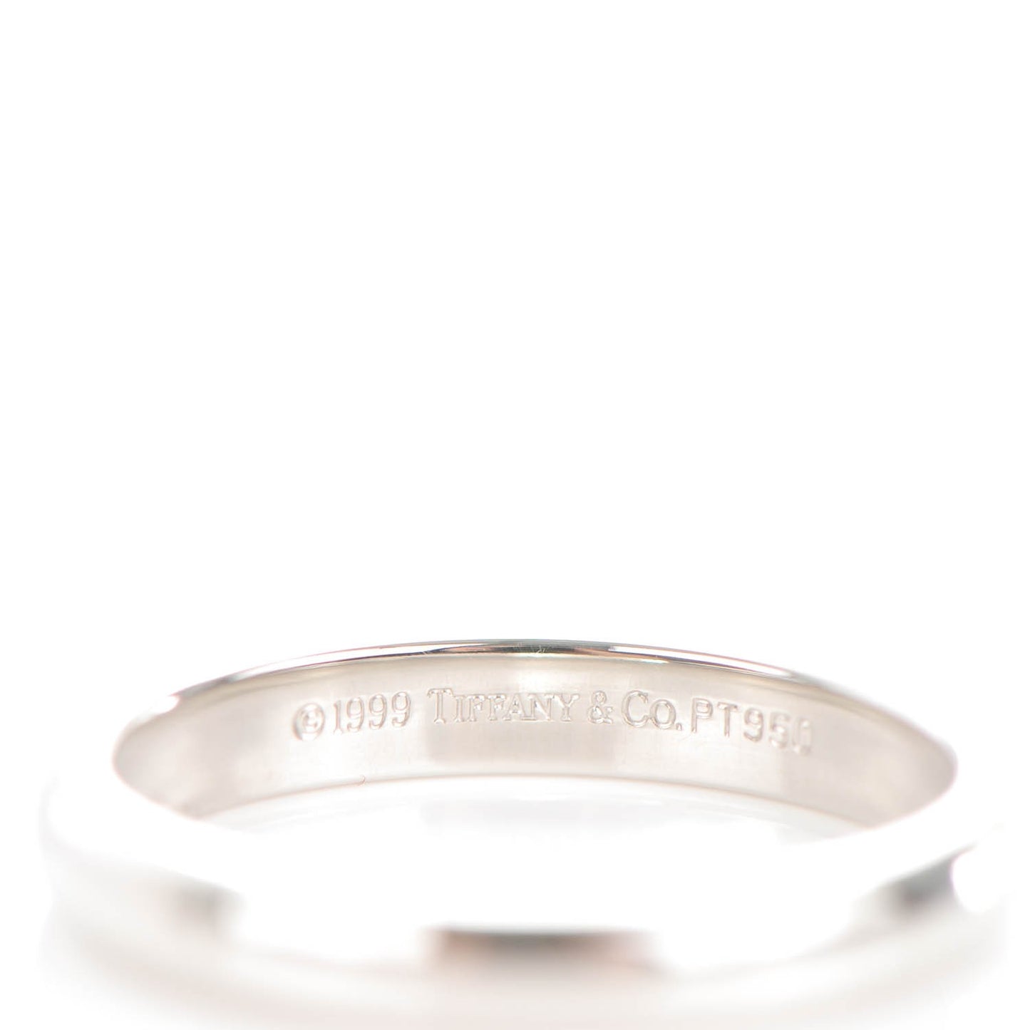 Platinum 3mm Classic Wedding Band Ring 53 6.5