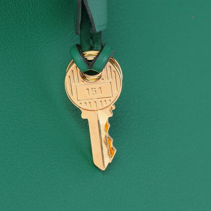 Hermes Swift Birkin 25 Vert Vertigo 7 of 30