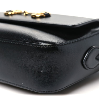Gucci Textured Calfskin Small Horsebit 1955 Shoulder Bag Black 10 of 10