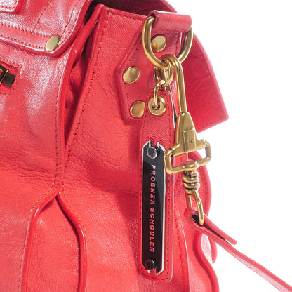 Proenza Schouler Lambskin PS1 Medium Satchel Deep Coral 12 of 12
