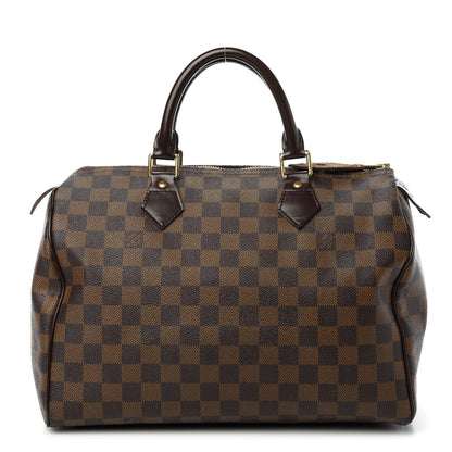 Louis Vuitton Damier Ebene Speedy 30 1 of 10