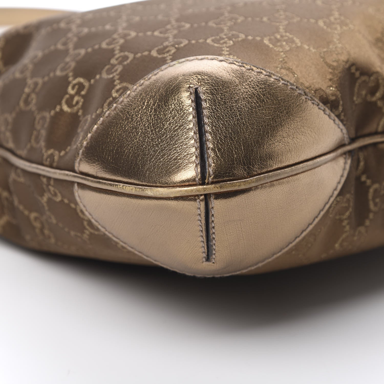 Gucci Monogram Signature Hobo Bronze 9 of 15