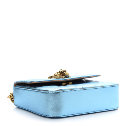Gucci Metallic Nappa Matelasse Broadway Shoulder Bag Cielo 4 of 10