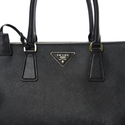 Prada Saffiano Large Galleria Double Zip Tote Black 10 of 10