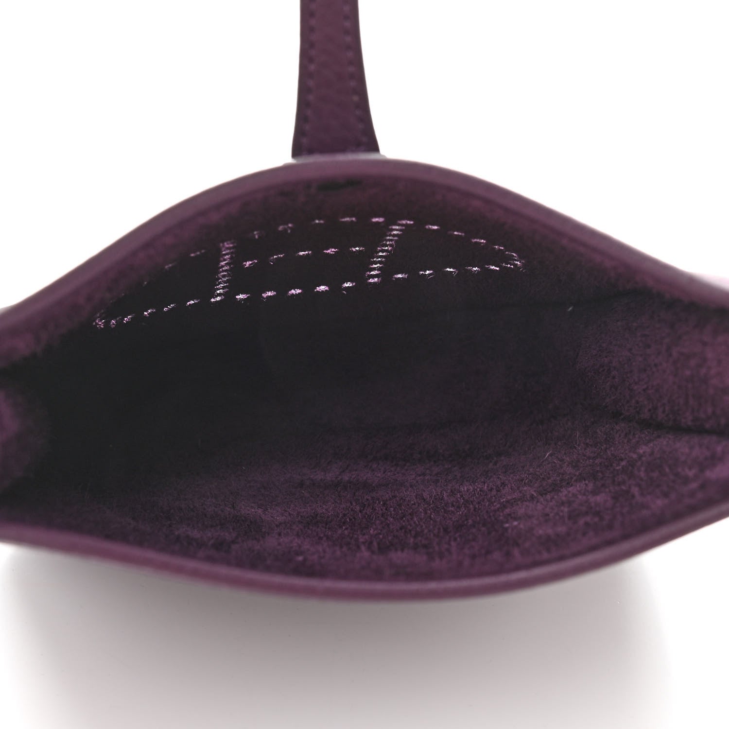 Hermes Taurillon Clemence Amazone Evelyne TPM Cassis Rouge Grenat 5 of 10