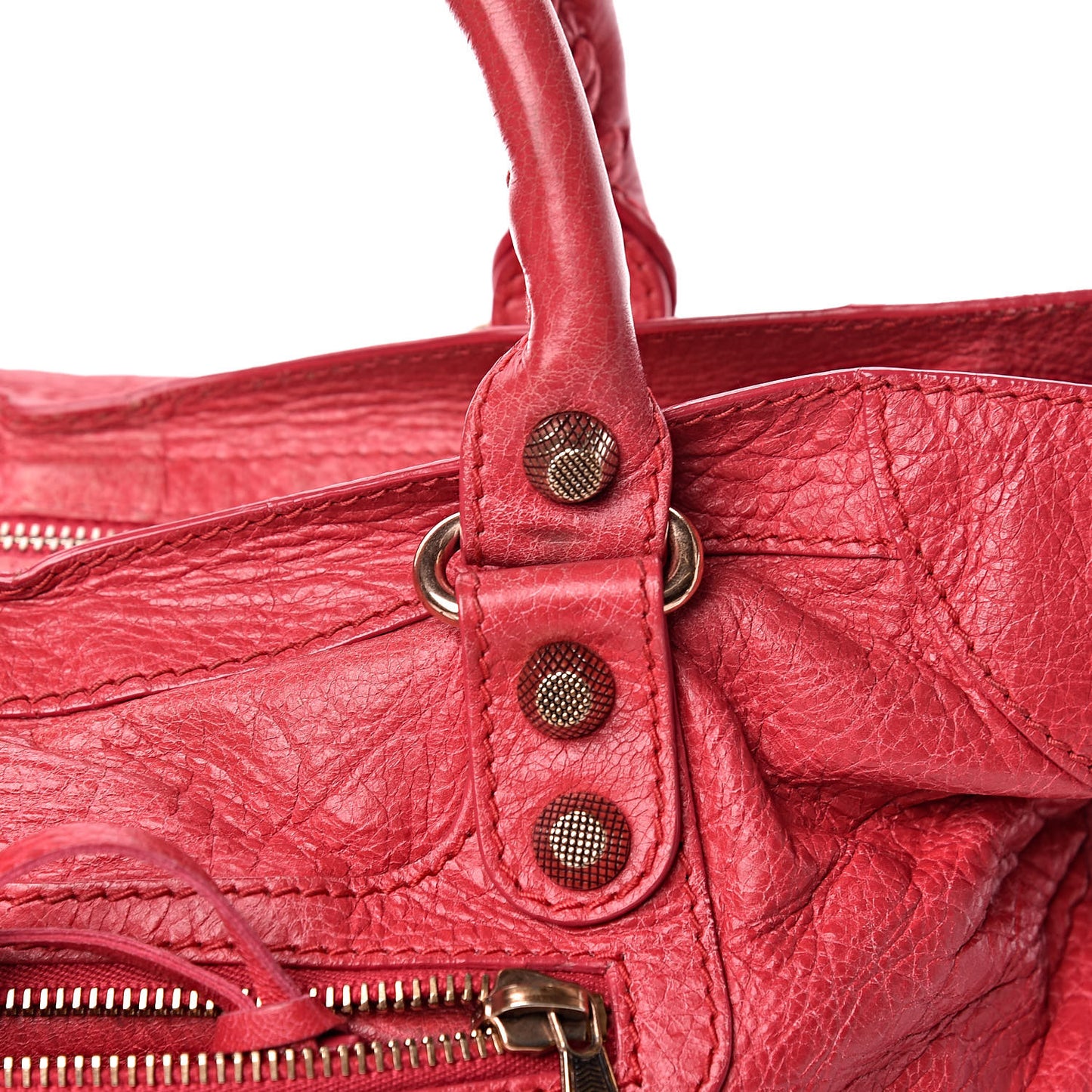 Agneau Giant 12 Rose Gold Hardware City Rose Thulian
