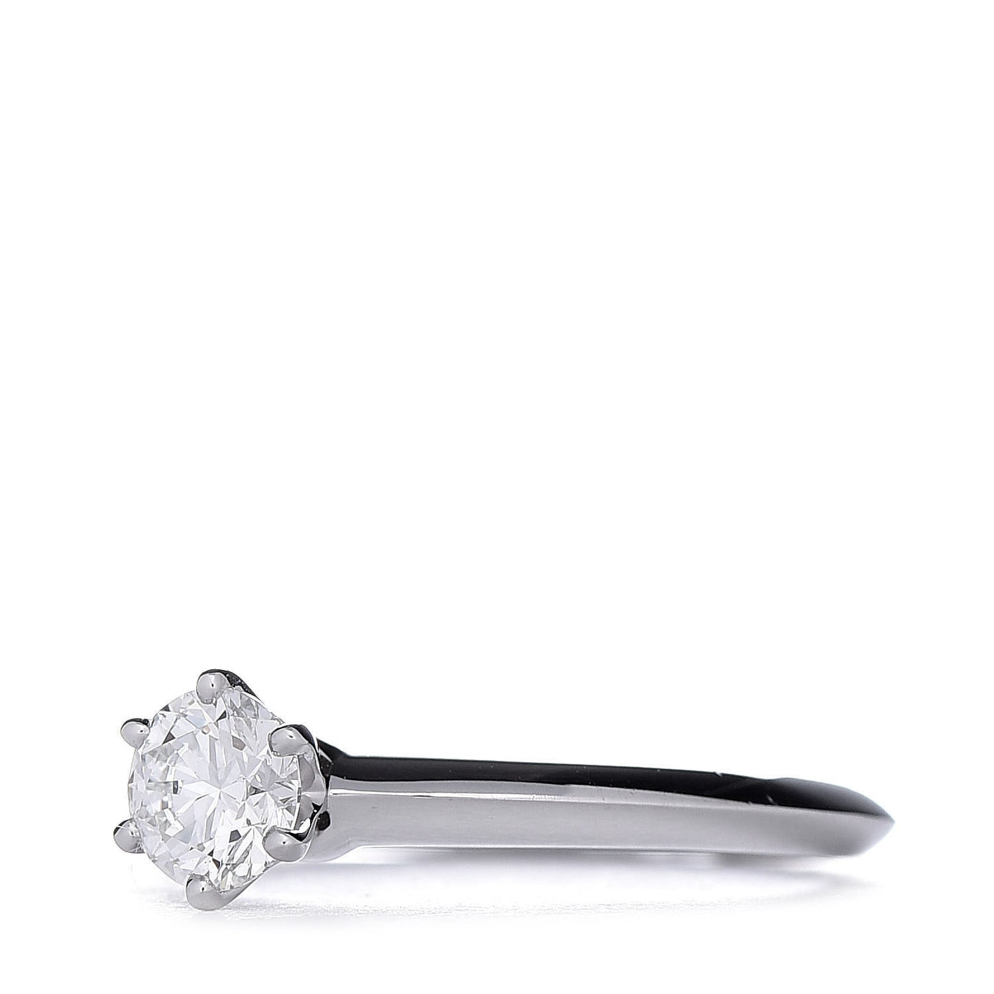 Platinum Diamond .40ct Solitaire Engagement Ring 46 3.75