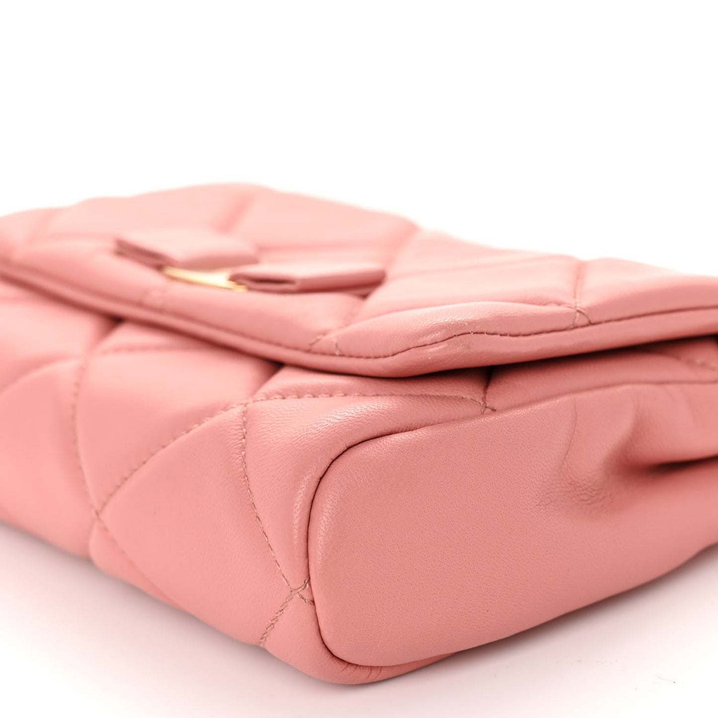 Nappa Quilted Ginny Crossbody Pink