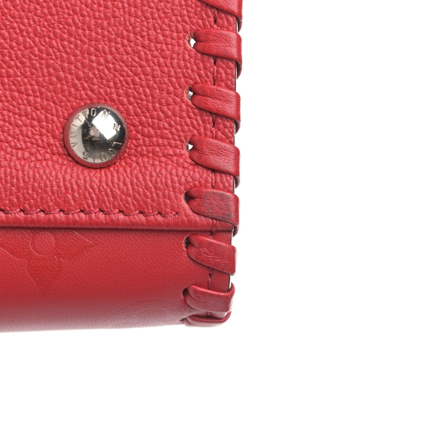 Monogram Cuir Plume Very Zipped Tote Rubis