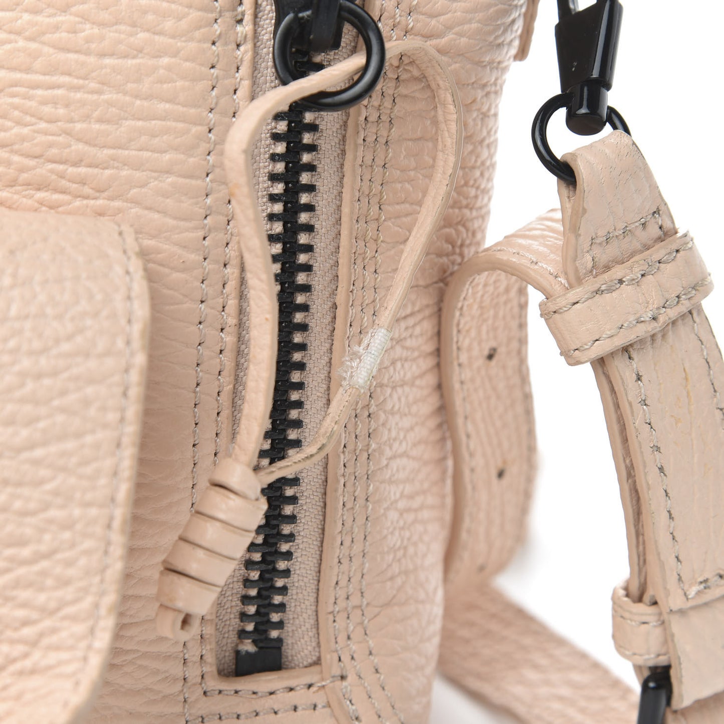 3.1 Textured Calfskin Mini Pashli Satchel Blush