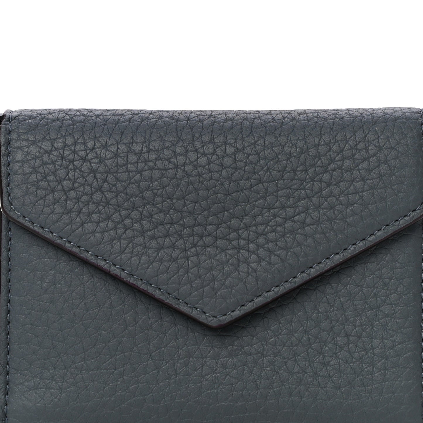 Bullcalf Diorissimo Medium Envelope Wallet Grey Blue