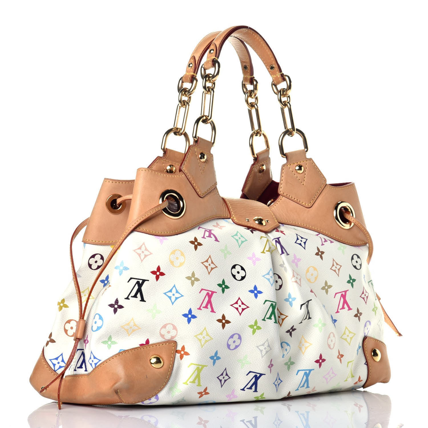 Louis Vuitton Monogram Multicolor Ursula White 3 of 8