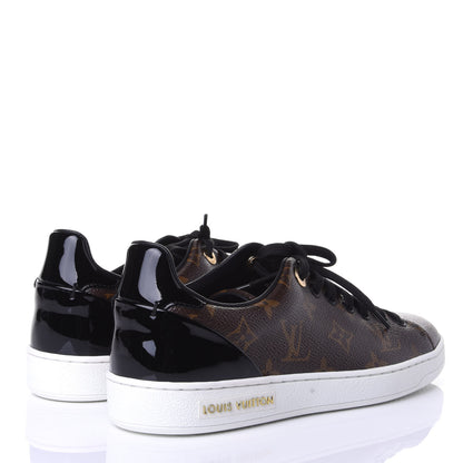 Louis Vuitton Patent Monogram Frontrow Sneakers 38 4 of 10