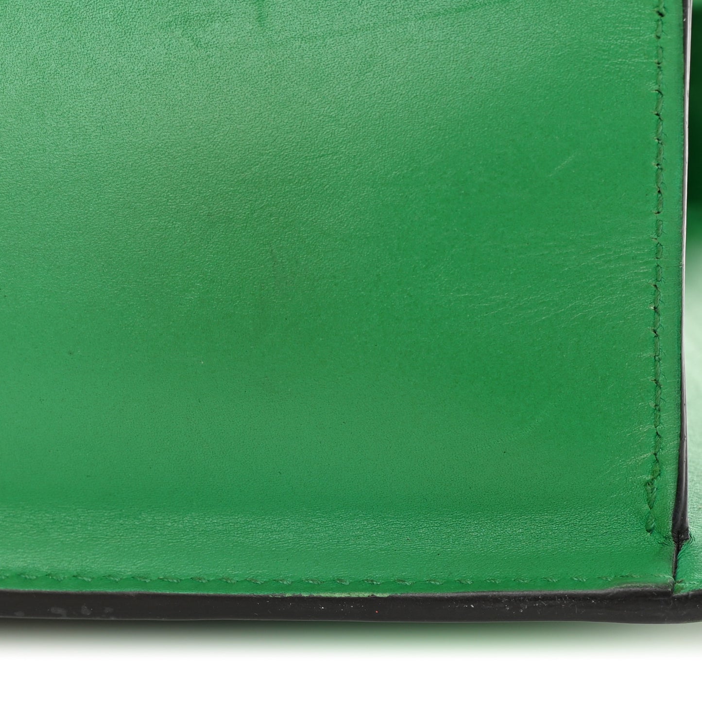 Vitello Fontanella Web Mini Sylvie Top Handle Bag Synthetic Green Garden