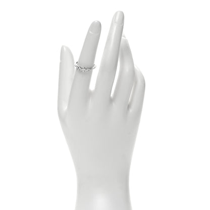 Tiffany Platinum Diamond Three Stone Milgrain Ring 52 6 2 of 4