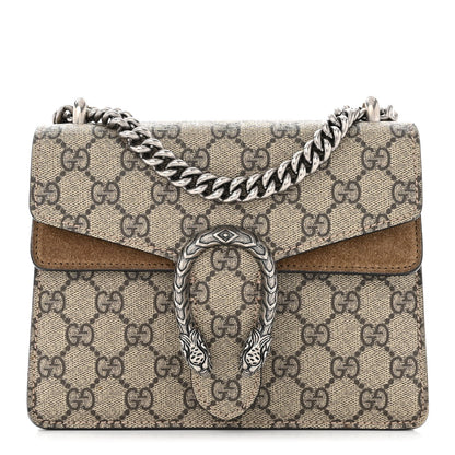 Gucci GG Supreme Monogram Mini Dionysus Shoulder Bag Taupe 1 of 11