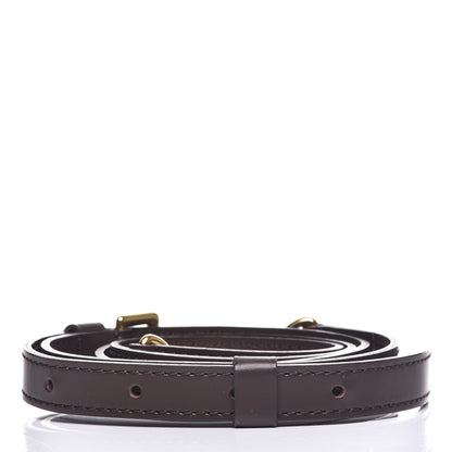 Louis Vuitton Calfskin 12mm Adjustable Shoulder Strap Brown 2 of 4