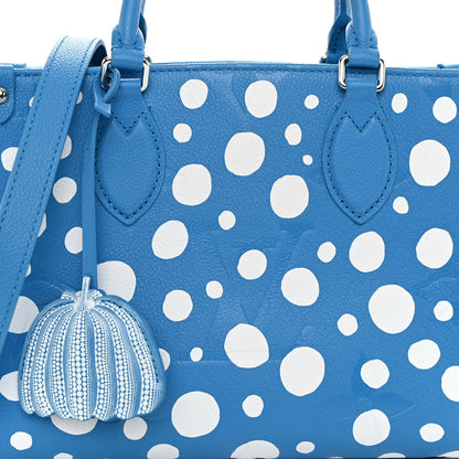 Louis Vuitton LV X YK Empreinte Monogram Giant Onthego PM Blue White 7 of 9
