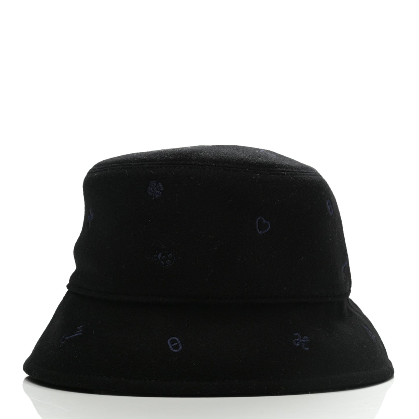Cashmere Debbie Charms Bucket Hat 58 Black