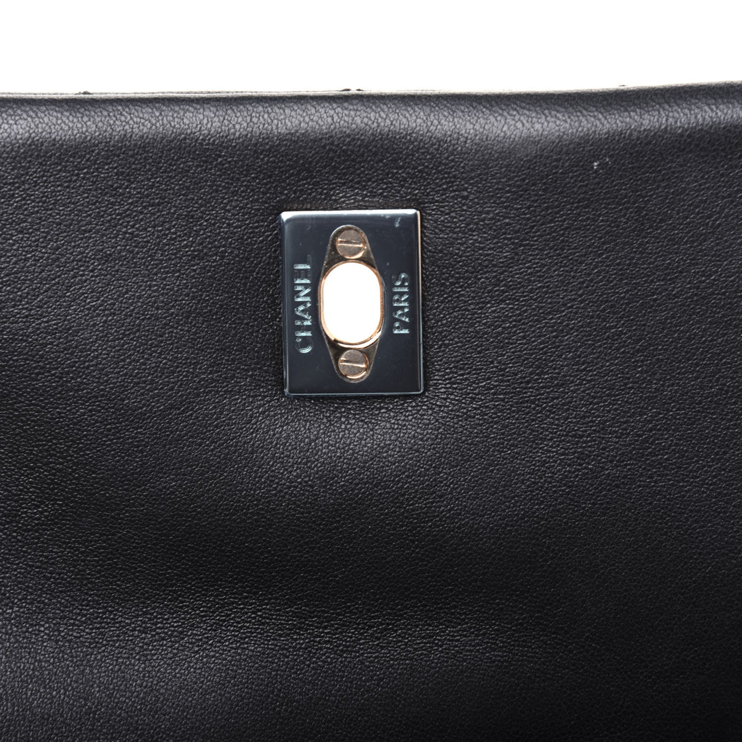Chanel Lambskin Quilted Fold Up Again Clutch Black 8 of 17
