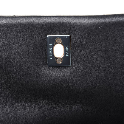 Chanel Lambskin Quilted Fold Up Again Clutch Black 8 of 17