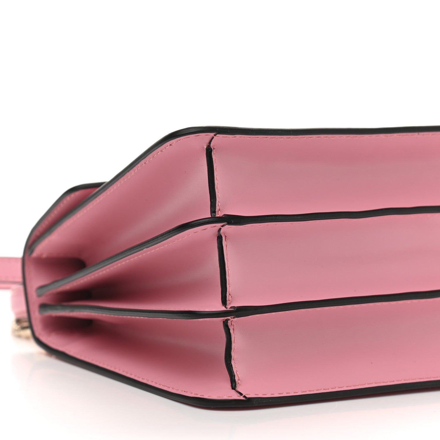 Bulgari Calfskin Serpenti Forever Top Handle Flamingo Topaz 8 of 9