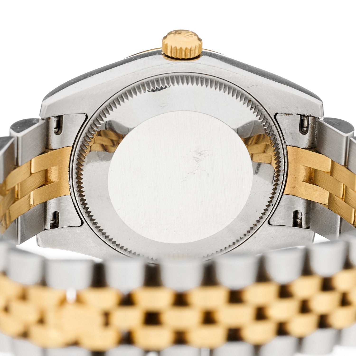 Rolex Stainless Steel 18K Yellow Gold Diamond 31mm Oyster Perpetual Datejust Watch Champagne 178273 4 of 5