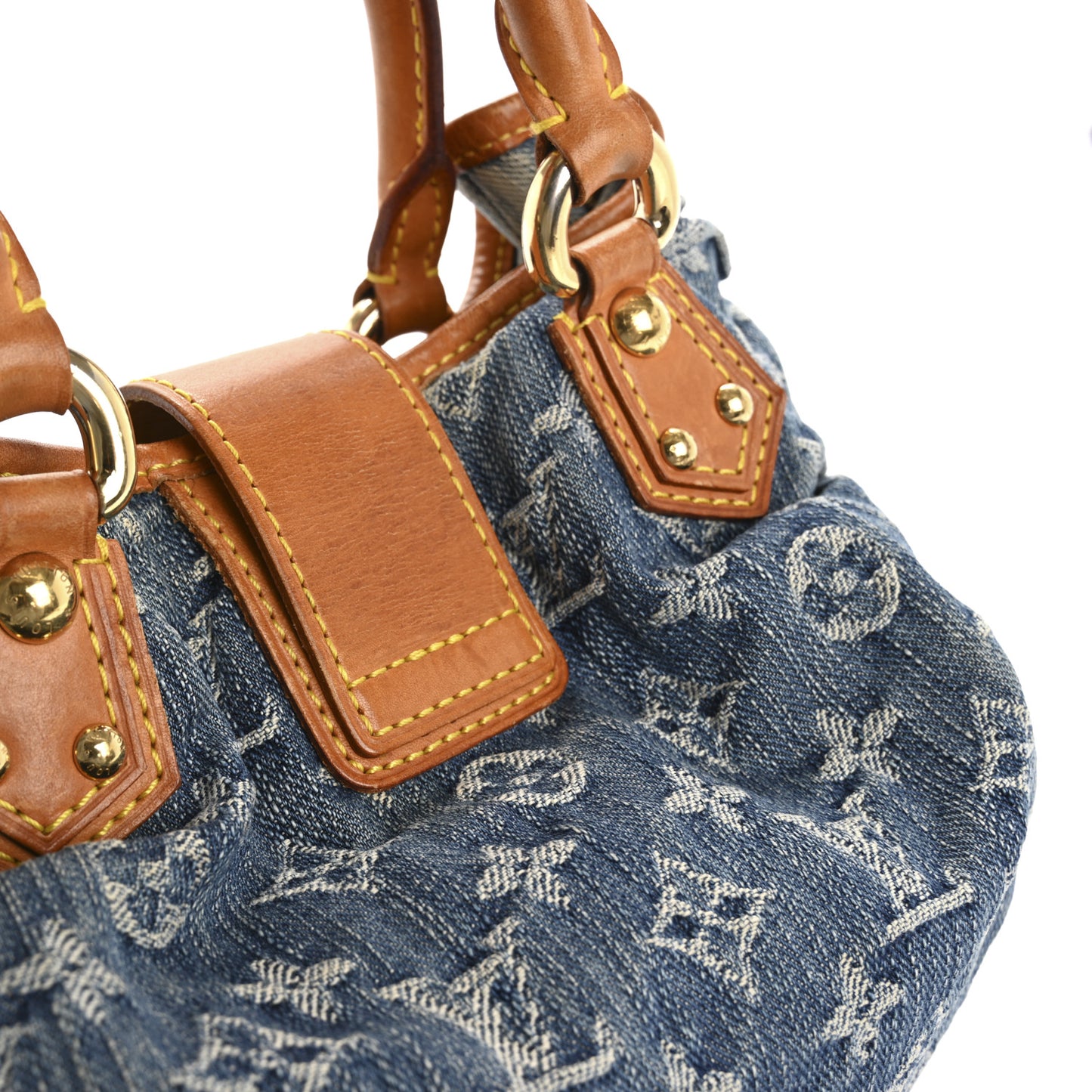 Monogram Denim Pleaty Blue