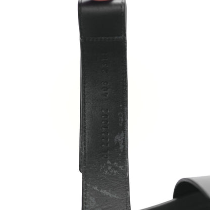Hermes Calfskin Womens Chypre Sandals 40.5 Black 8 of 8