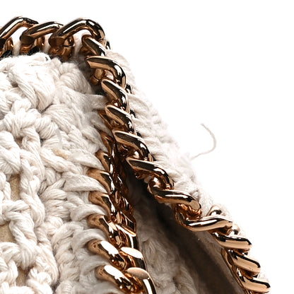 Stella McCartney Cotton Crochet Falabella Crossbody Bag White 10 of 10