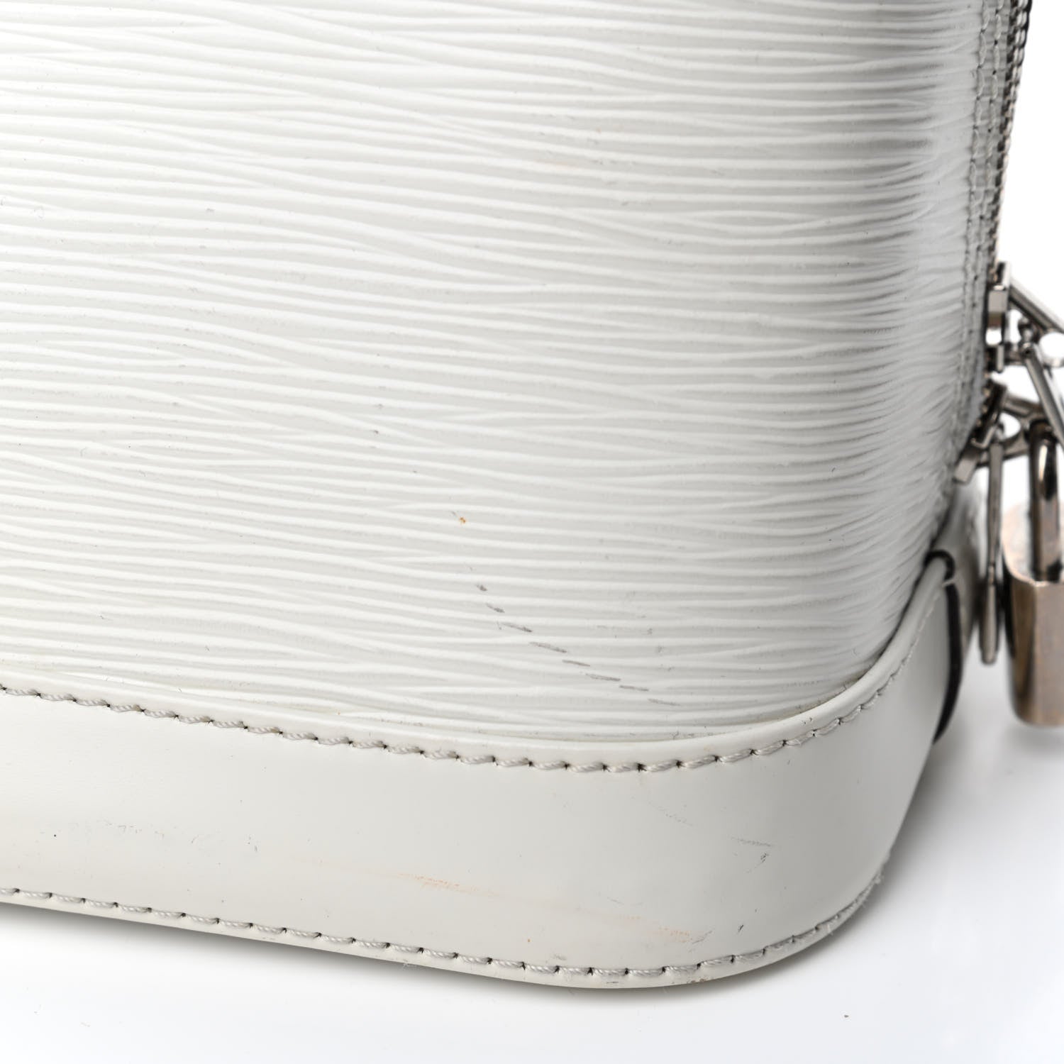 Louis Vuitton Epi Alma PM White 15 of 17
