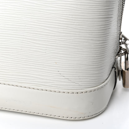 Louis Vuitton Epi Alma PM White 15 of 17