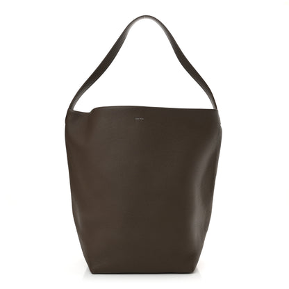 The Row Grained Calfskin Large N/S Park Tote Elephant 1 of 10