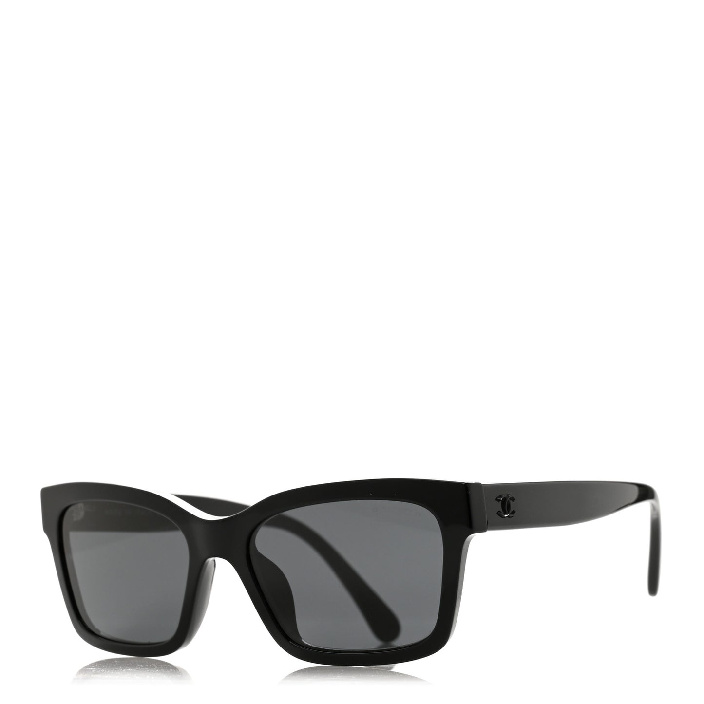 Acetate Square Sunglasses 5417 Black