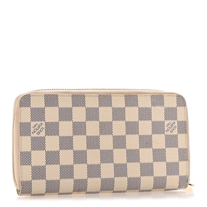 Louis Vuitton Damier Azur Zippy Organizer Wallet 3 of 9