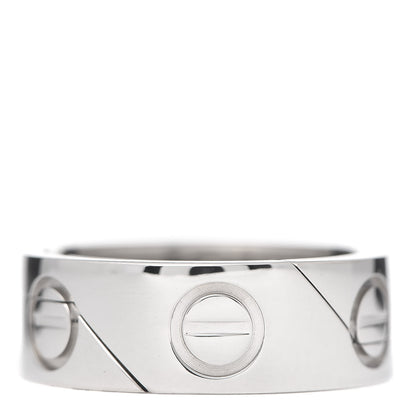 Cartier 18K White Gold 7mm Astro LOVE Ring 50 5.25 1 of 5