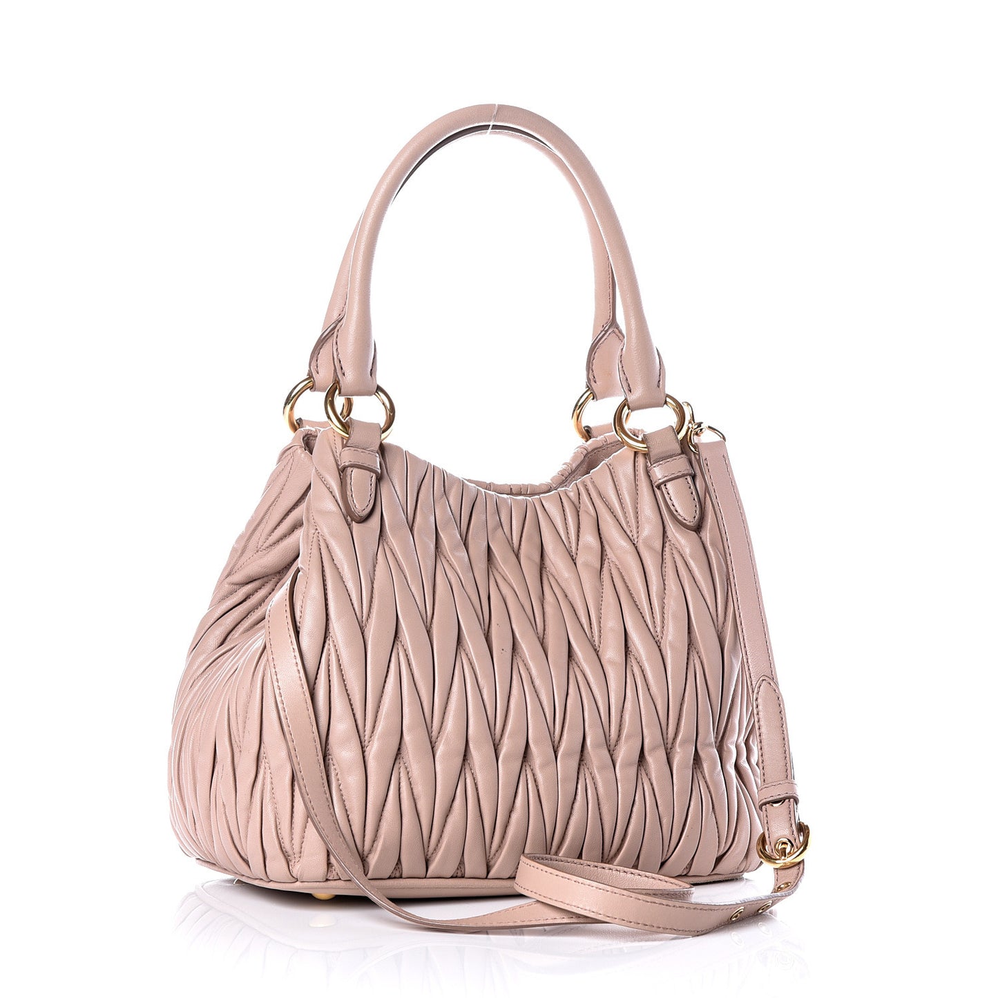 Nappa Matelasse Tote Cammeo