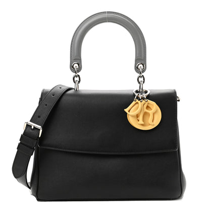 Christian Dior Smooth Calfskin Small Tri-Color Be Dior Flap Black Grey Yellow 1 of 13